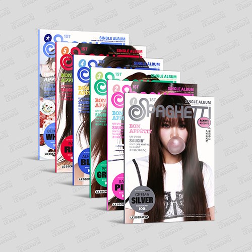 LE SSERAFIM – 1st Single Album [SPAGHETTI] (COMPACT ver.) - Random