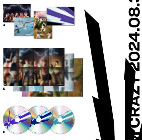 LE SSERAFIM – 4th Mini Album [CRAZY] - RANDOM