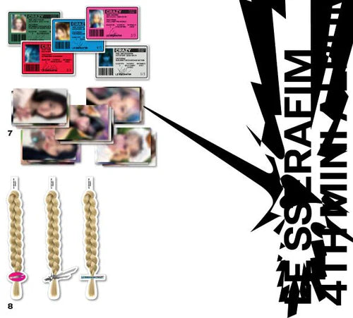 LE SSERAFIM – 4th Mini Album [CRAZY] - RANDOM