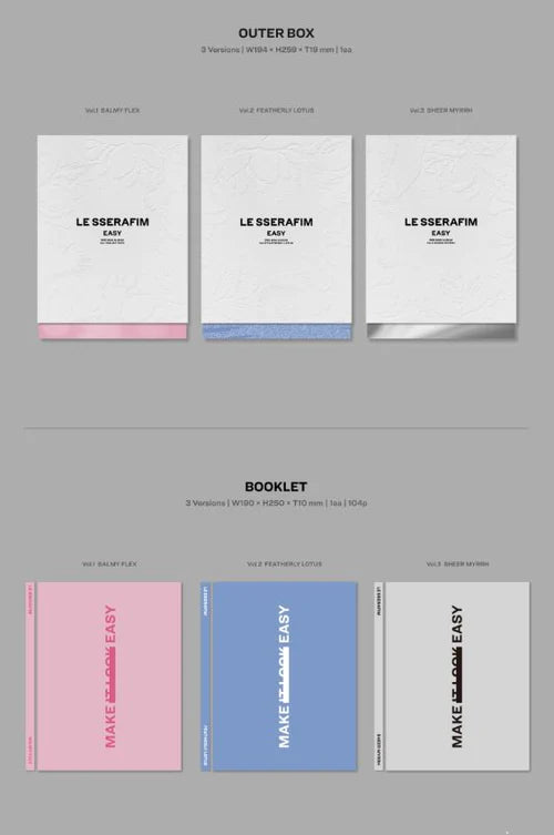 LE SSERAFIM – 3rd Mini Album [EASY] - RANDOM