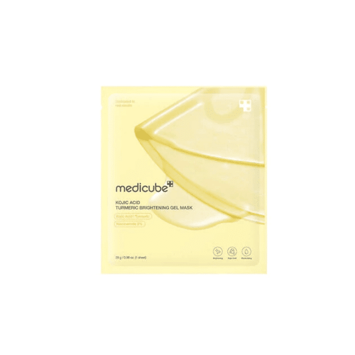 Medicube Maschera in Gel illuminante con Acido Kojico e Curcuma 28 g