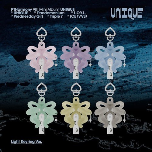 P1Harmony – 9th Mini Album [UNIQUE] (Light Keyring Ver.) - Random - Neko Pop