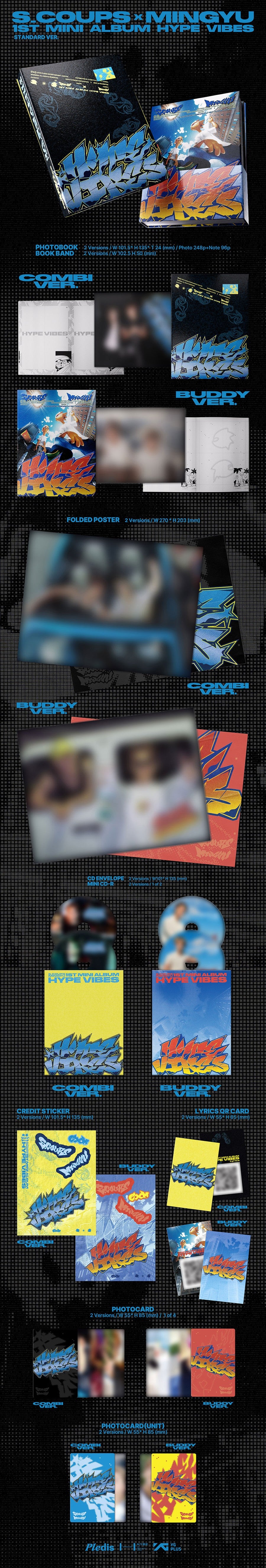 S.COUPS X MINGYU [SEVENTEEN] – 1st Mini Album [HYPE VIBES]
