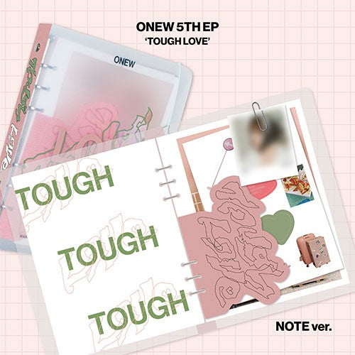 SHINee ONEW – 5th Mini Album [TOUGH LOVE] (NOTE Ver.)