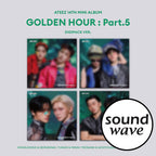 ATEEZ –  [SOUNDWAVE POB] 14th Mini Album [GOLDEN HOUR : Part.5] (DIGIPACK UNIT Ver.) (RANDOM)