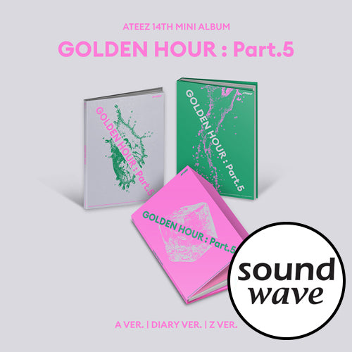 ATEEZ – 14th Mini Album GOLDEN HOUR : Part.5 SET [SOUNDWAVE POB]