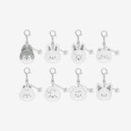 Stray Kids dominATE : celebrATE MD SKZOO FACE KEYRING SILVER Ver.