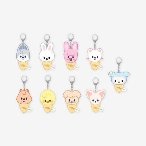 PLUSH KEYRING ICECREAM Ver. Stray Kids THIS & THAT MD