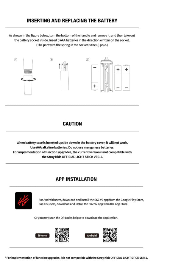 STRAY KIDS - OFFICIAL LIGHT STICK VER.2 - Neko Pop