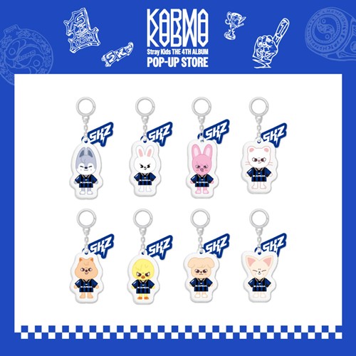 Stray Kids KARMA MD 08. SKZOO YINYANG KEYRING