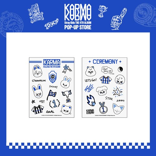 Stray Kids KARMA MD 10. TATTOO STICKER