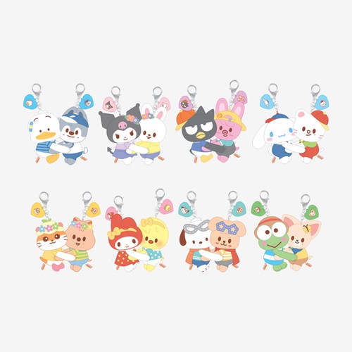 Stray Kids SKZOO X SANRIO HUG PLUSH KEYRING