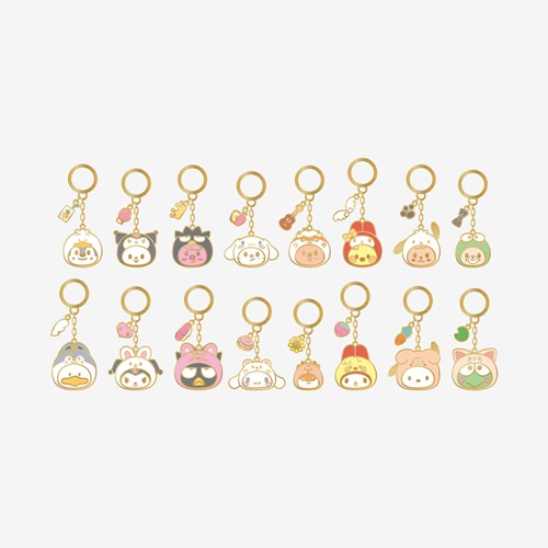 Stray Kids SKZOO X SANRIO CHARACTERS METAL KEYRING