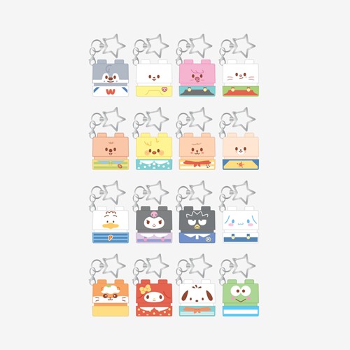 Stray Kids SKZOO X SANRIO CHARACTERS SECRET BLOCK STAMP