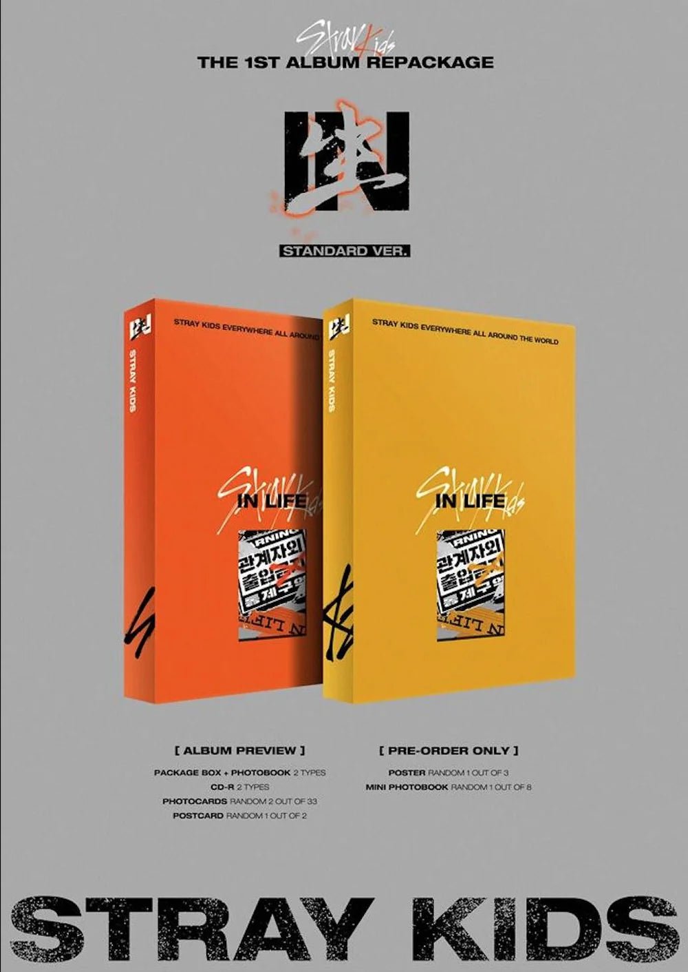 STRAY KIDS – Vol.1 Repackage [IN生 (IN LIFE)] (Standard Version) - Neko Pop