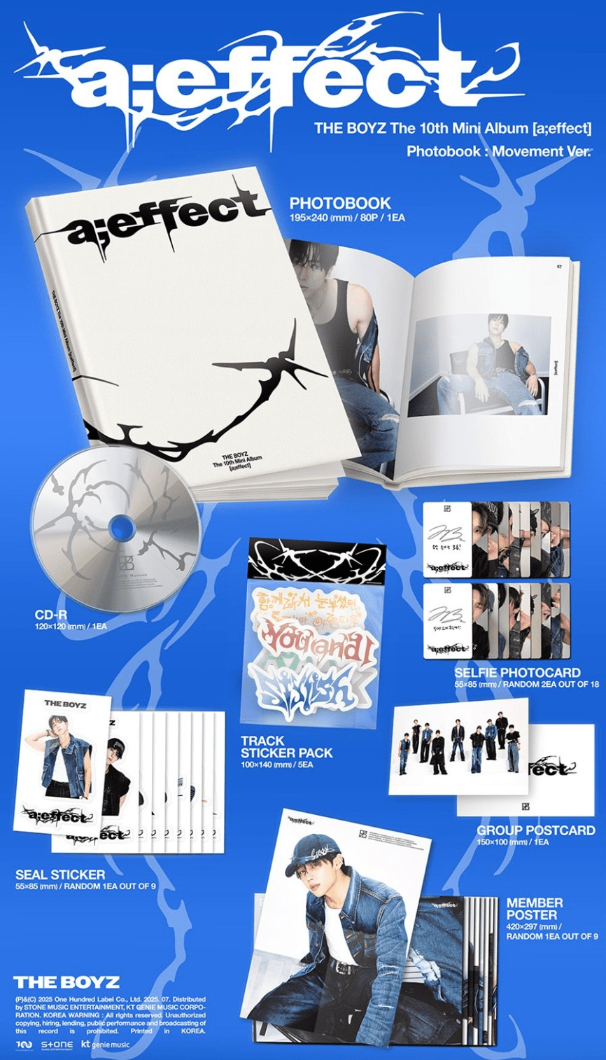 THE BOYZ – The 10th Mini Album [a;effect] - Neko Pop