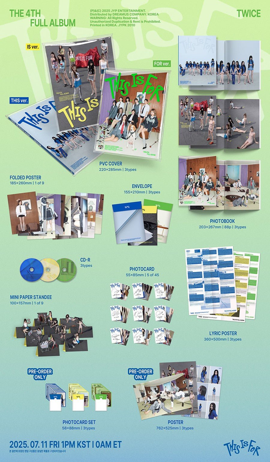 TWICE – 4th Album [THIS IS FOR] - Neko Pop