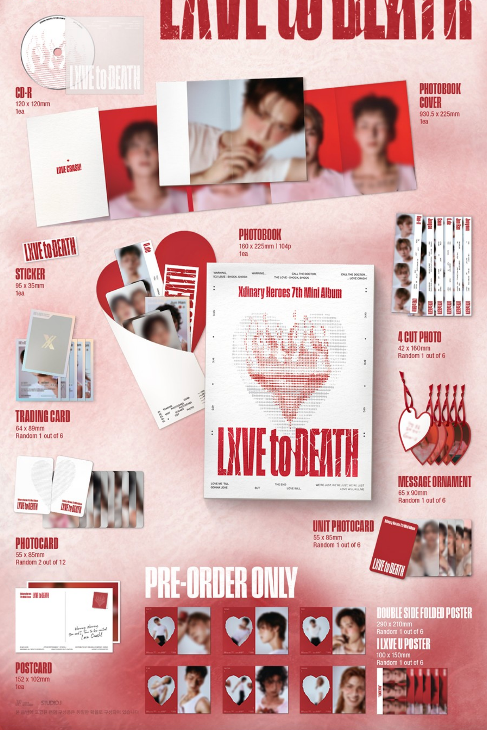 Xdinary-Heroes – 7° Mini Album [LXVE to DEATH] (versione PHOTOBOOK)