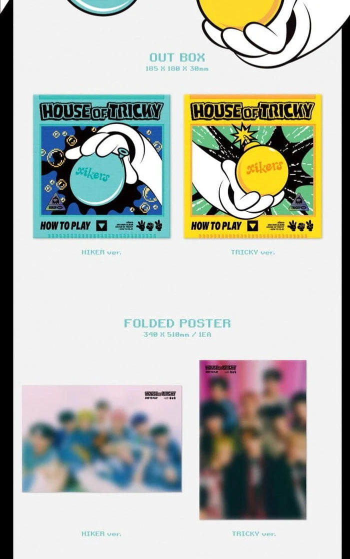 XIKERS – 2ND Mini album [HOUSE OF TRICKY : HOW TO PLAY] - RANDOM