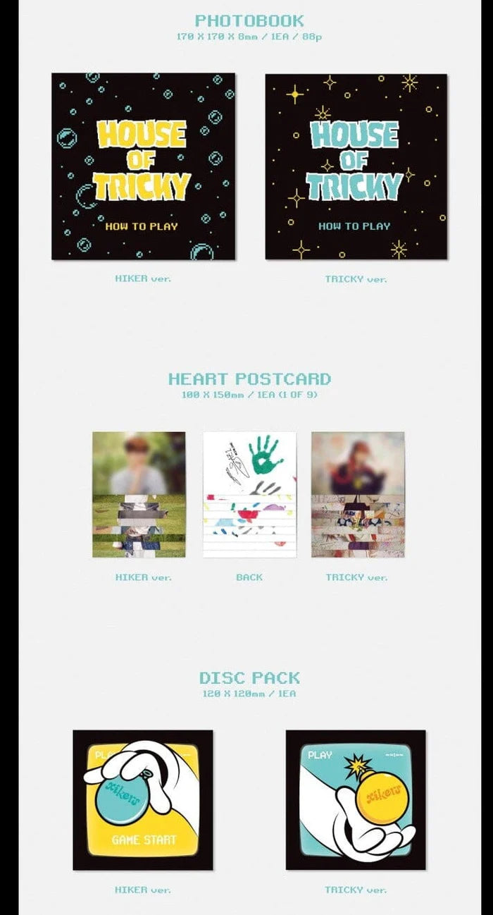 XIKERS – 2ND Mini album [HOUSE OF TRICKY : HOW TO PLAY] - RANDOM