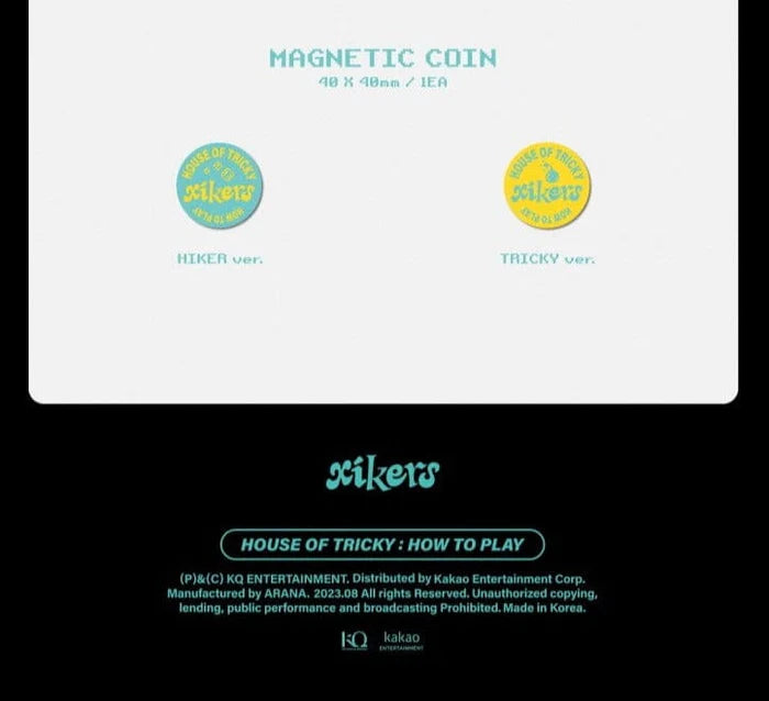 XIKERS – 2ND Mini album [HOUSE OF TRICKY : HOW TO PLAY] - RANDOM