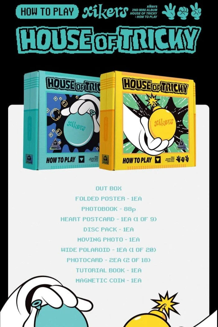 XIKERS – 2ND Mini album [HOUSE OF TRICKY : HOW TO PLAY] - RANDOM