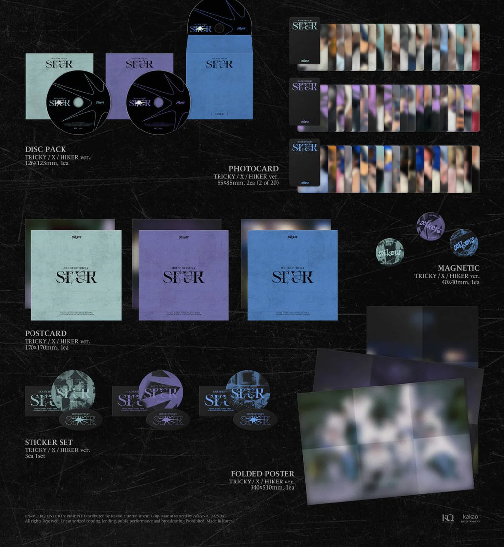 XIKERS – 5TH MINI ALBUM [HOUSE OF TRICKY : SPUR] - RANDOM