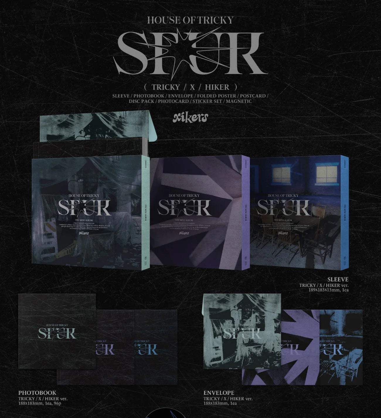 XIKERS – 5TH MINI ALBUM [HOUSE OF TRICKY : SPUR] - RANDOM
