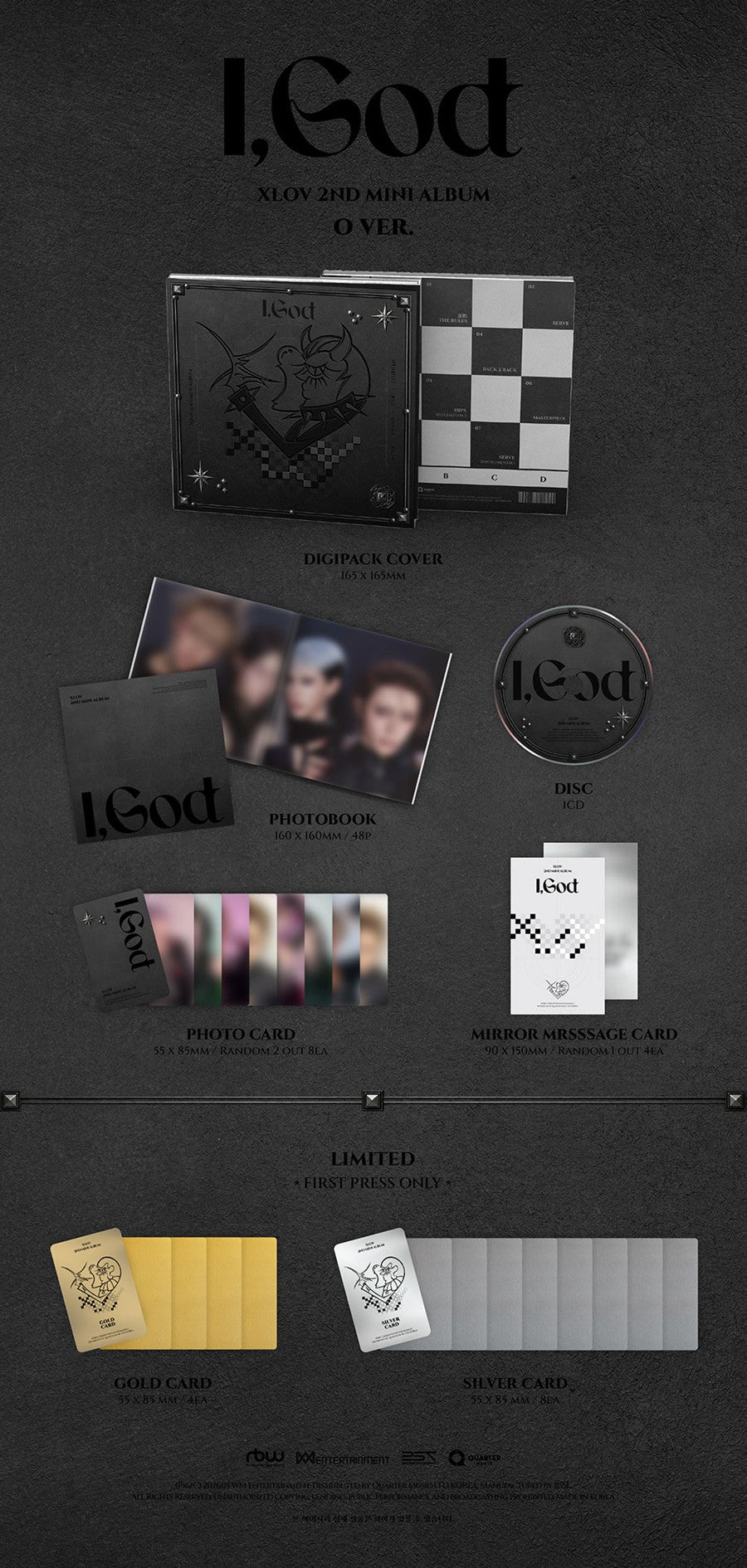XLOV – 2ND MINI ALBUM [I,God]